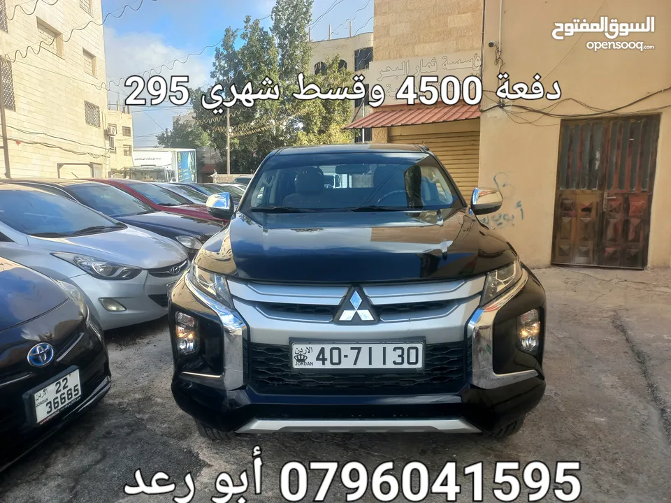 بكب متسوبيشي L200 موديل 2023 للبيع بدفعه أولى وقسط شهري 