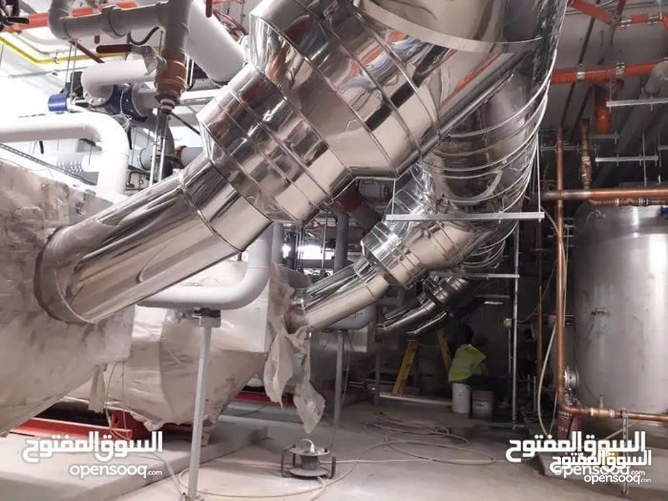 دكت ، هودات ، مداخن ، مطاعم ، جميع اعمال الستانلس طبي وغذائي ، رفوف وطاولات ستانلس طبي و غذائي .