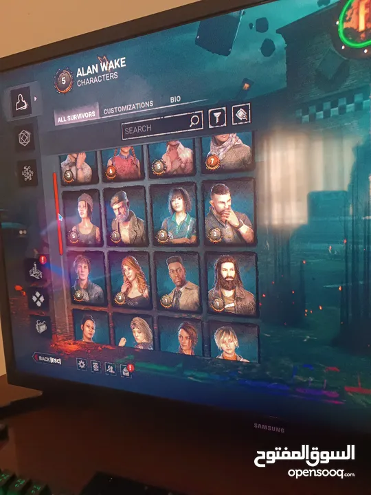 حساب dead by daylight للبيع