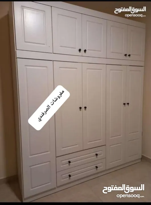 خزائن ملابس تفصيل حسب الطلب جميع المقاسات خزاين طابق خزائن طبقين حسب الطلب الون اختياري     تفصيل