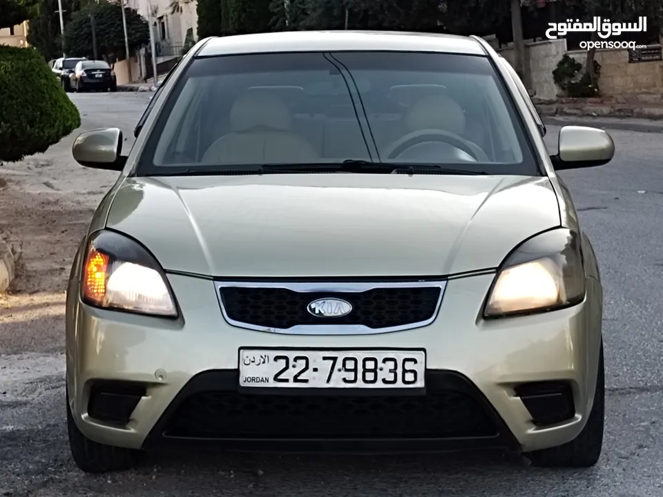 كيا ريو اوتوماتيك 2010 ماتور 1600cc توب نظافة بسعرررر مميززز