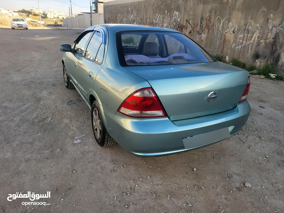 نيسان صني اتوماتيك اصلي خصوصي 2008 لون زيتوني مميز