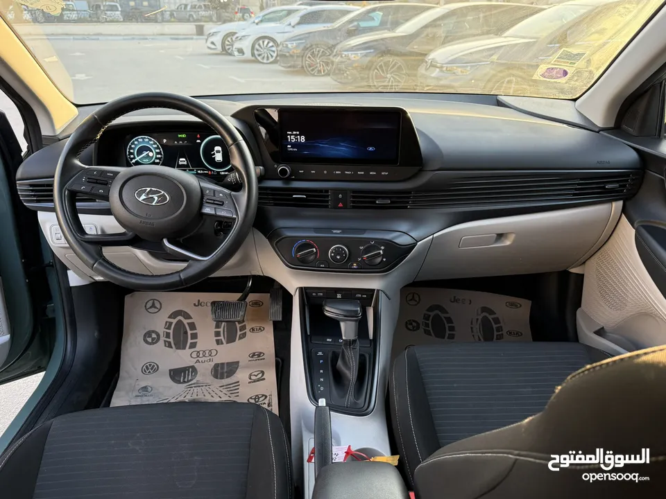 هونداي i20 ترخيص 2023 محرك 1000 بنزين/مساعده كهرباء 48v جير أوتوماتيك 100 حصان