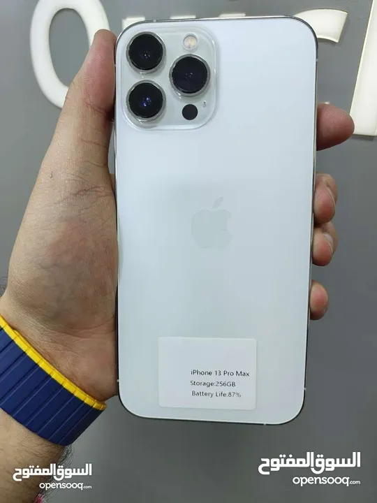 IPHONE 13 PRO MAX ( 256GB ) USED /// ايفون 13 برو ماكس ذاكرة 256 مستعمل وكاله