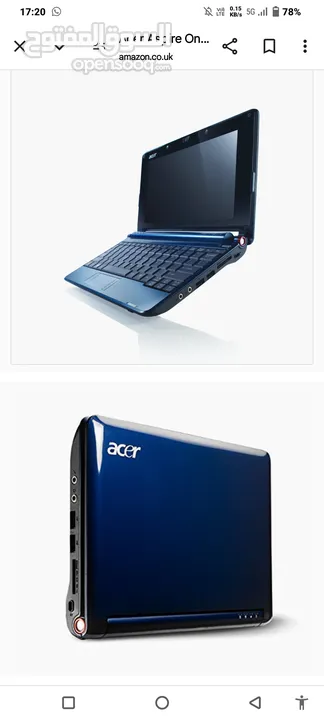 acer aspire one laptop  Internal Storage 148  Ram 01 GB