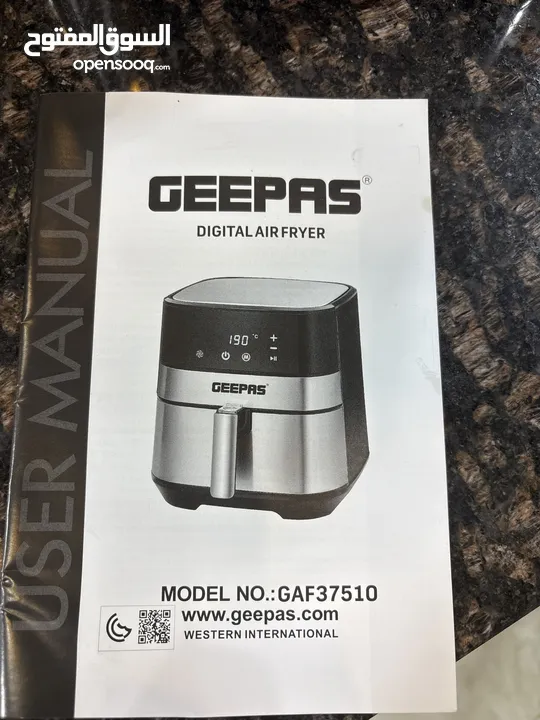 Geepas digital air fryer /model No. GAF37510
