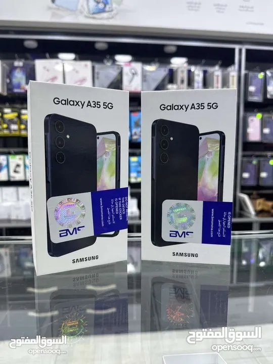 سامسونج A35 جديد كفالة الوكيل الرسمي في الاردن بسعر مميز (128GB&256GB)