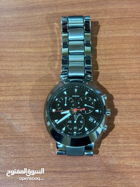 ساعه RADO بحال الجديد استعمال خفبف ضد الخدش زجاج زافاير