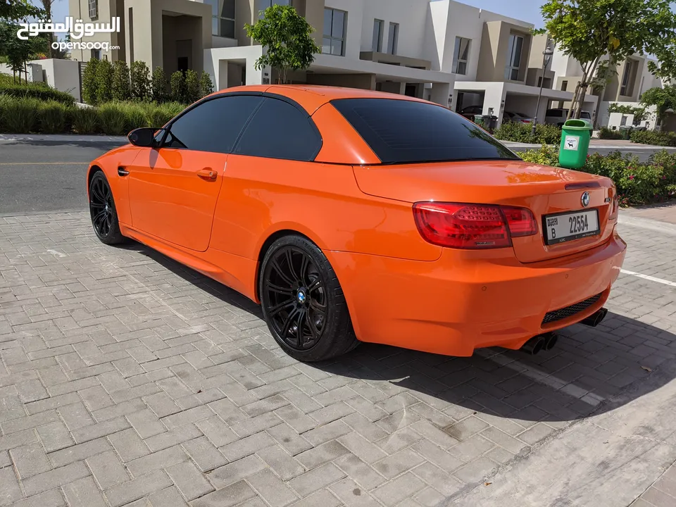 BMW M3 2012 Convertible E93 Fire Orange