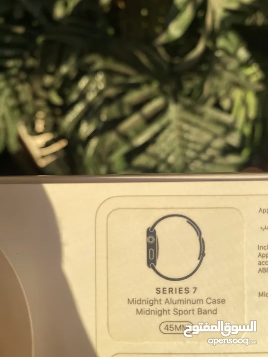 ابل واتش لون أسود سيرس 7 قياس 45 Apple Watch Black Edition Series 7 45mm