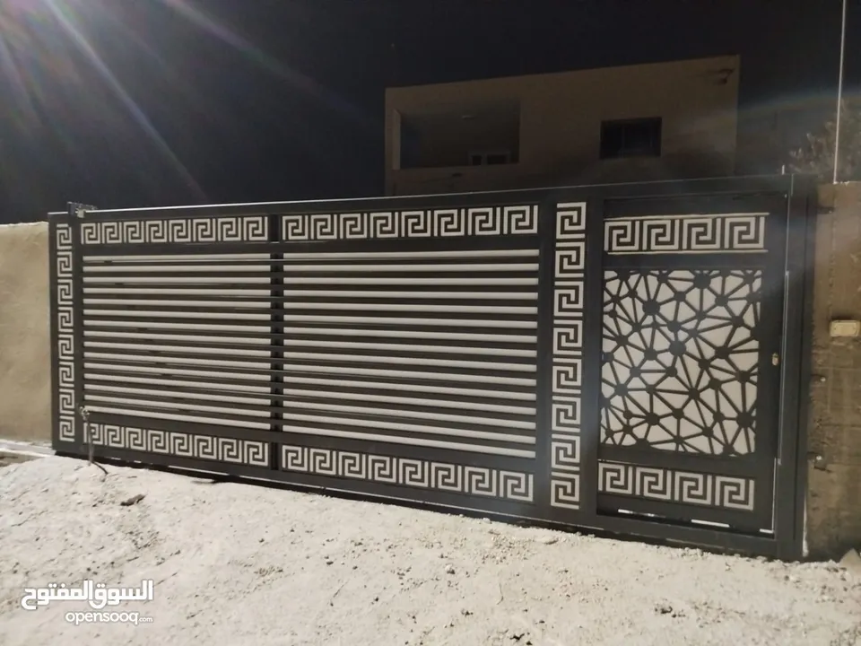 حرق اسعار على الابواب وحراسات للجدران والشبابيك ودربزينات وبرجولات للمنازل والحدائق