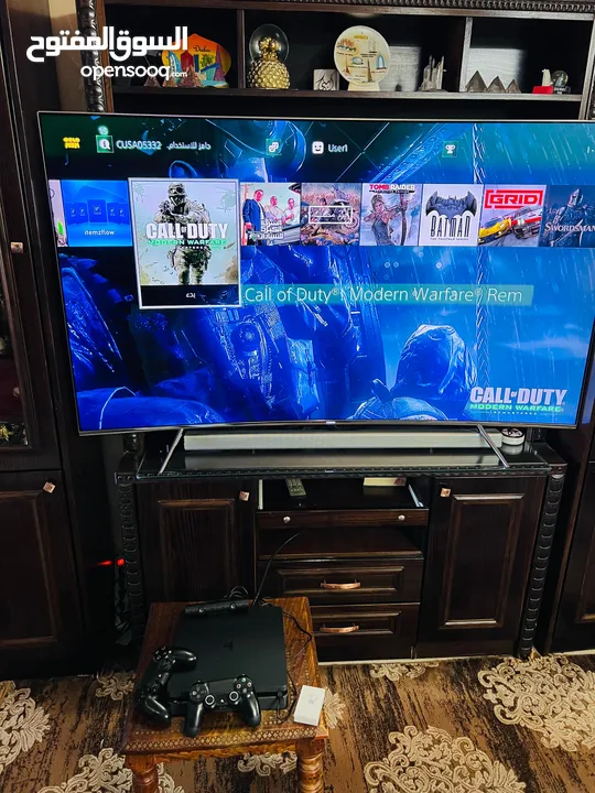 Playstation Slim 4 مهكر  بلاستيشن 4 سلم