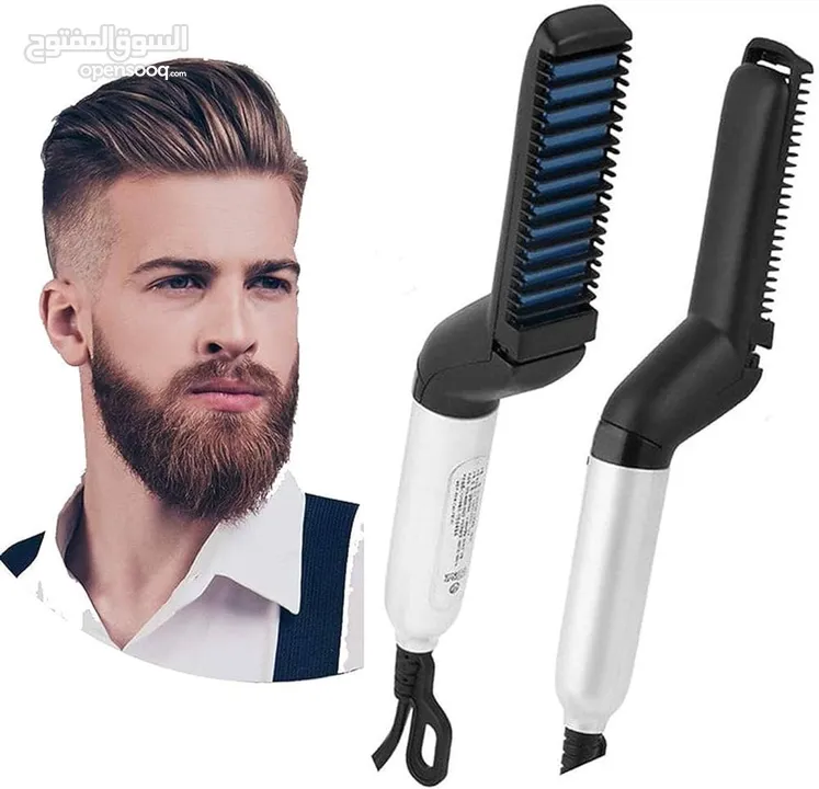 men hair straightening hair brush