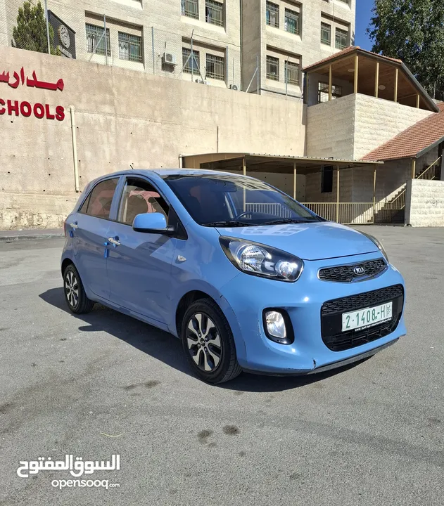 كيا مورنينج 2017 فل بصمة عداد قليل ( 67 ) ألف كيلو