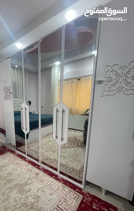 غرفة نوم تركي أبيض مستعمل بحالة جيدة