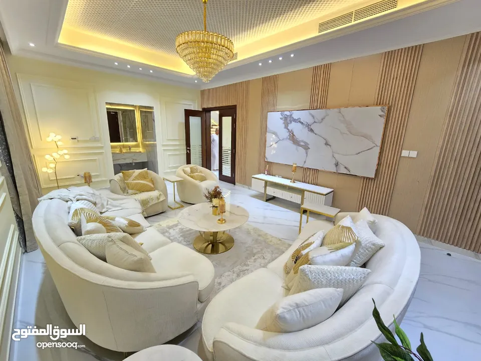 *** فيلا فاخرة مفروشة للبيع في الزاهية **Luxury furnished villa for sale in Al Zahia