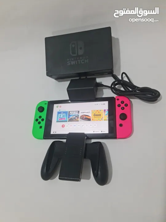Nintendo Switch V2 - طقم كامل