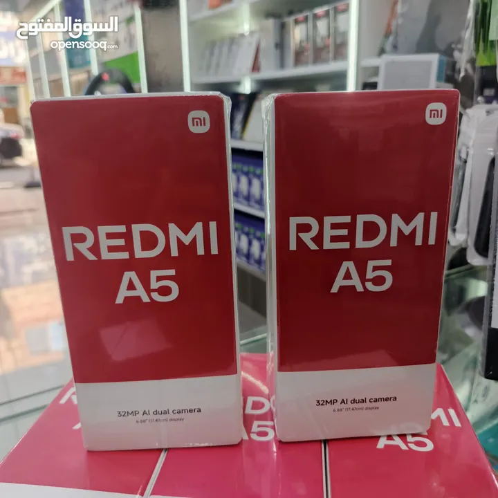 جهاز جديد بالكرتونة Radmi A5 رام 6 جيجا 64 و 128 مكفول سنة متوفر توصيل