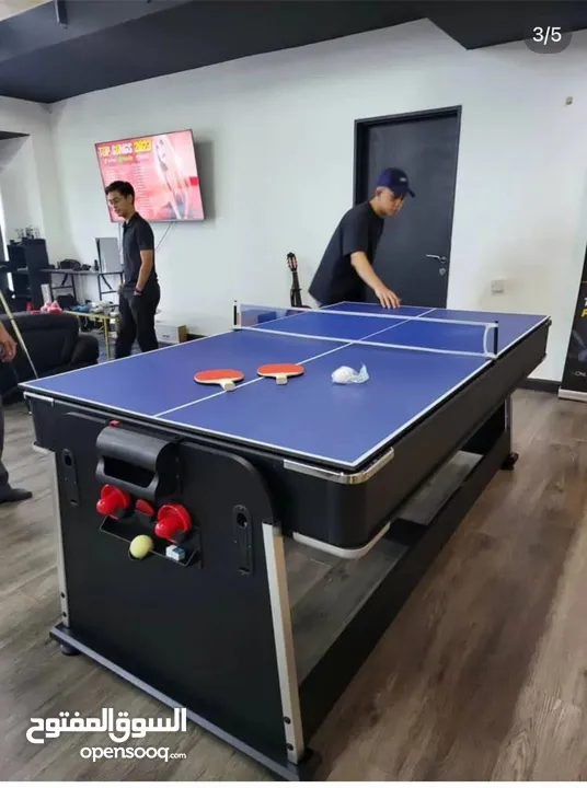 طاولة تنس متعددة 1x4