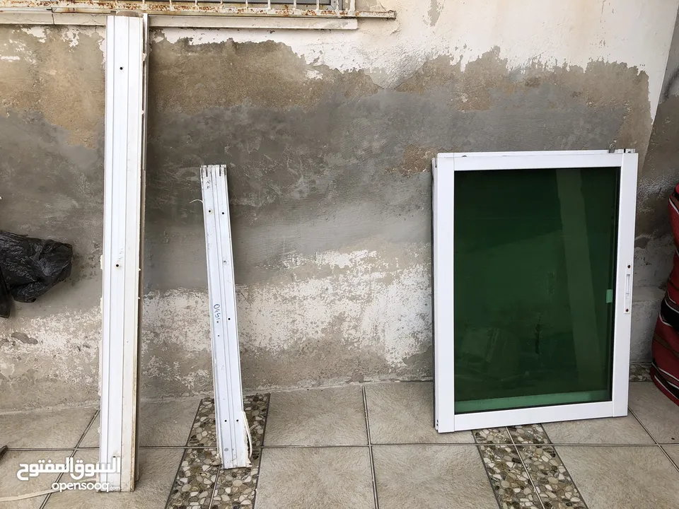 شباك المنيوم مع شبك حماية