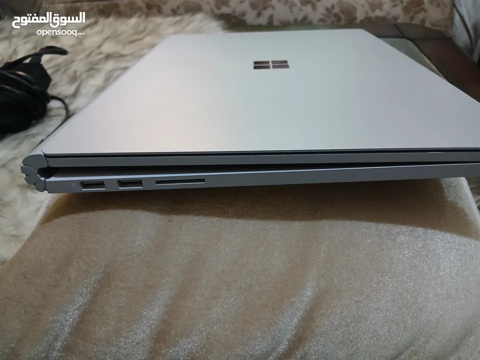 Microsoft Surface book 3 15", 16GB Ram, 256GB NVMe, NVIDIA 1660Ti, 4K UHD Touch   حالة الجديد ومكفول