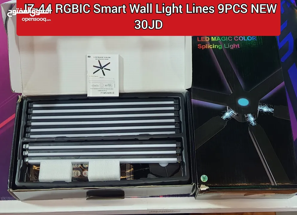 إضاءة ذكية ب9 خطوط JSK-P22 Smart Wall Light 9 Lines