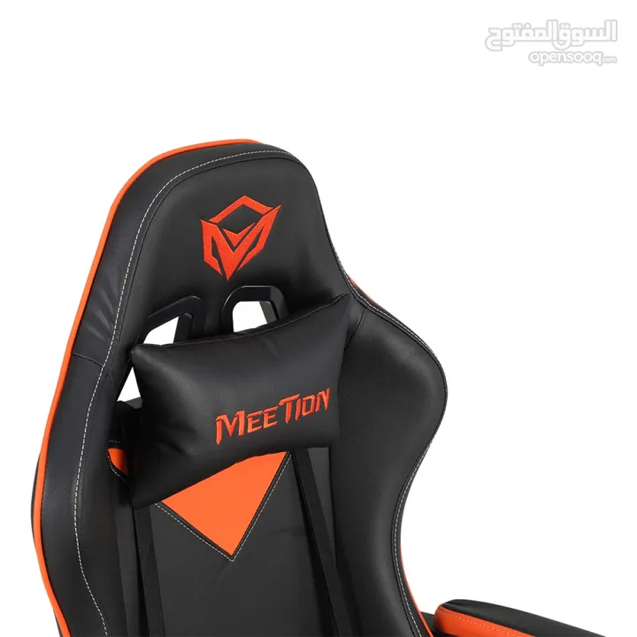 Meetion CHR04 Black & Orange Professional Gaming Chair كرسي العب ميشن جودة عالية