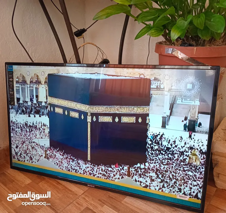 شاشه 43 انش  نوع ماجيك LED  سمارت اندرويد مستعمله للبيع