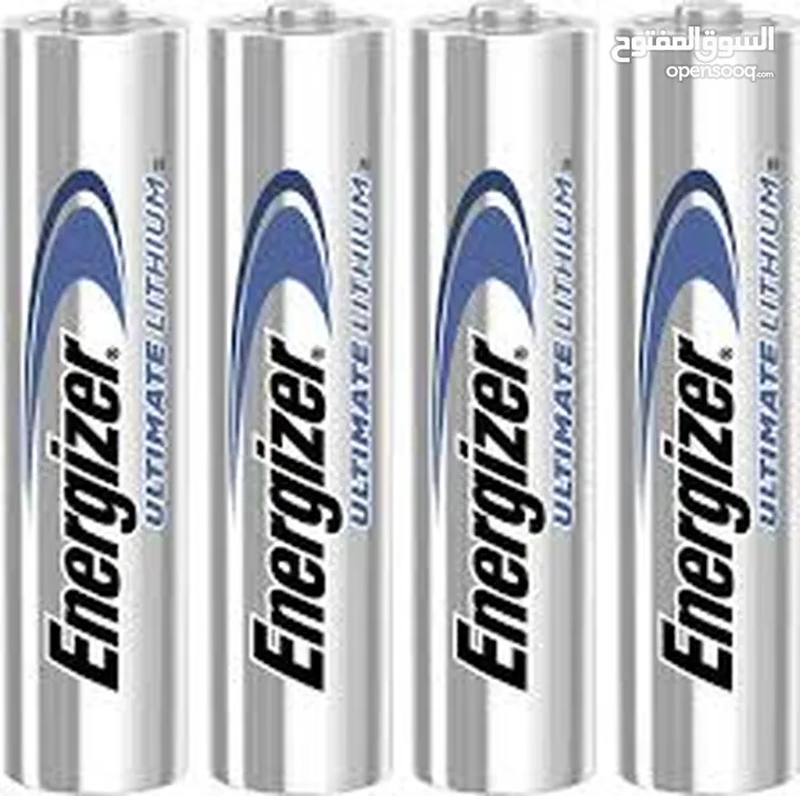 بطاريات ليثيوم قياس AAA انرجايزر  كفاءة عالية جدا وعمر طويل Energizer ULTIMATE 1.5V AAA