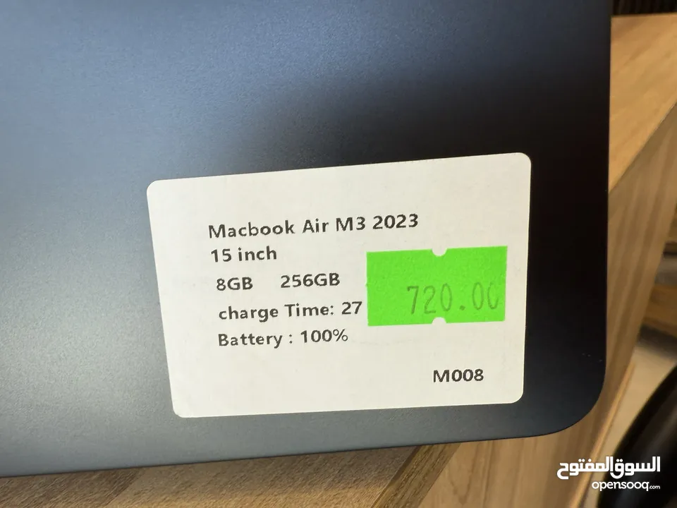 MacBook Air 15” M3  2023 RAM 8GB  SSD 256GB