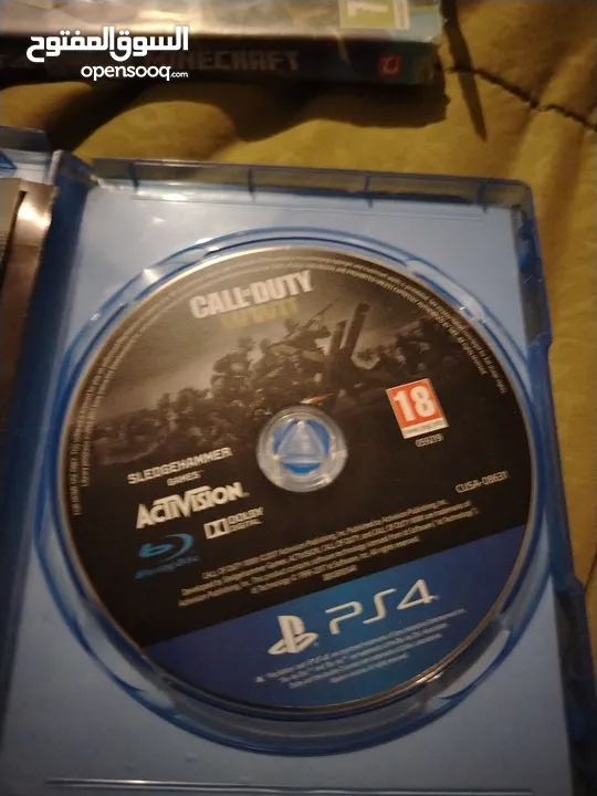 سيديات ps4 and ps5 للبيع سيدي red dead redemptiion 2 /blacl ops 6 world war war2
