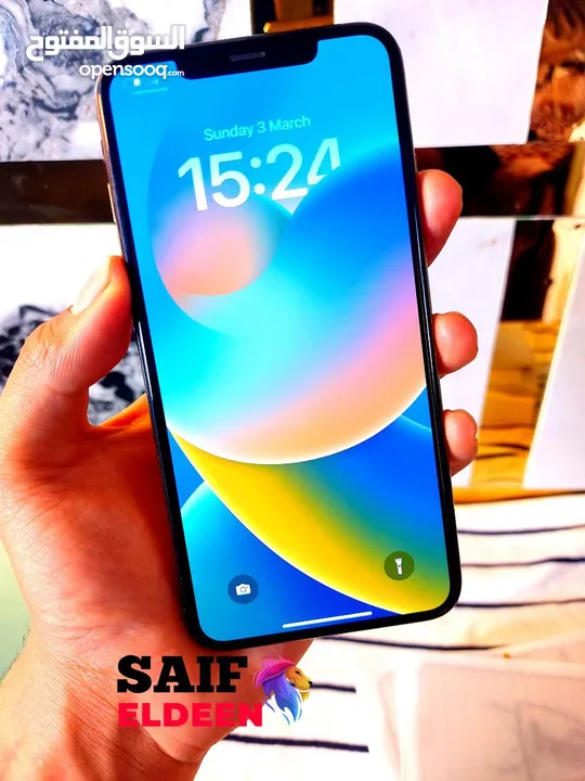 IPHONE XS MAX 256  GOLD حالة زيروو