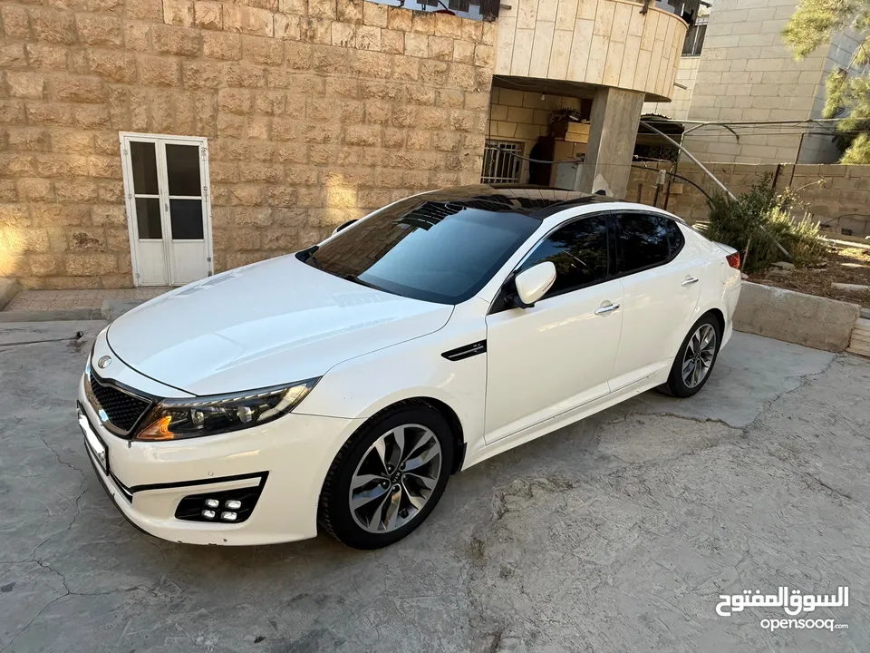 سعرررررررر حرررررررررق كيا اوبتيما k5 موديل 2015 فحص 100‎%‎ فتحتين سقف