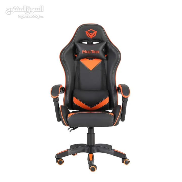 Meetion CHR04 Black & Orange Professional Gaming Chair كرسي العب ميشن جودة عالية
