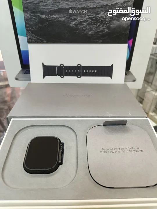 Apple Watch Ultra 2 Black Edition بطاريه 100% مشحونه مرتين
