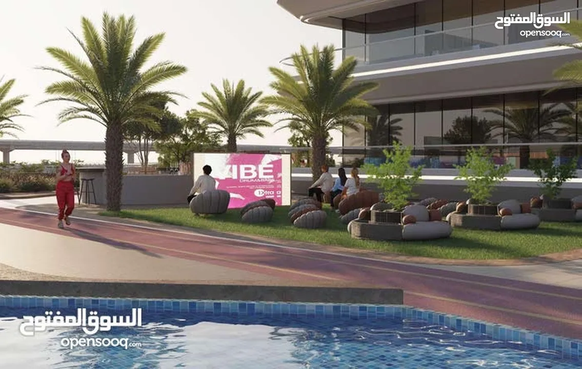 استوديو Smart Home بمسبح خاص وعلى بعد دقائق قليلة من مطار دبي الدولي ومقدم 15% فقط