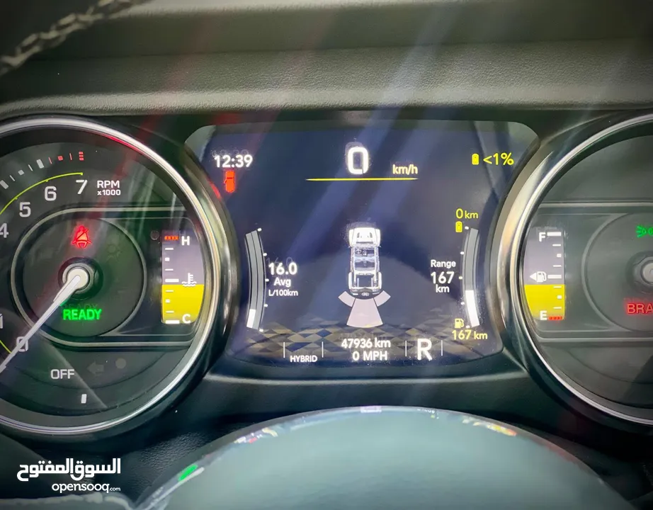 ‏  JEEP WRANGLER RUBICON Hybrid Plug IN Full  جيب روبيكون الجديد هايبرد كهرباء+ بنزين 2022-