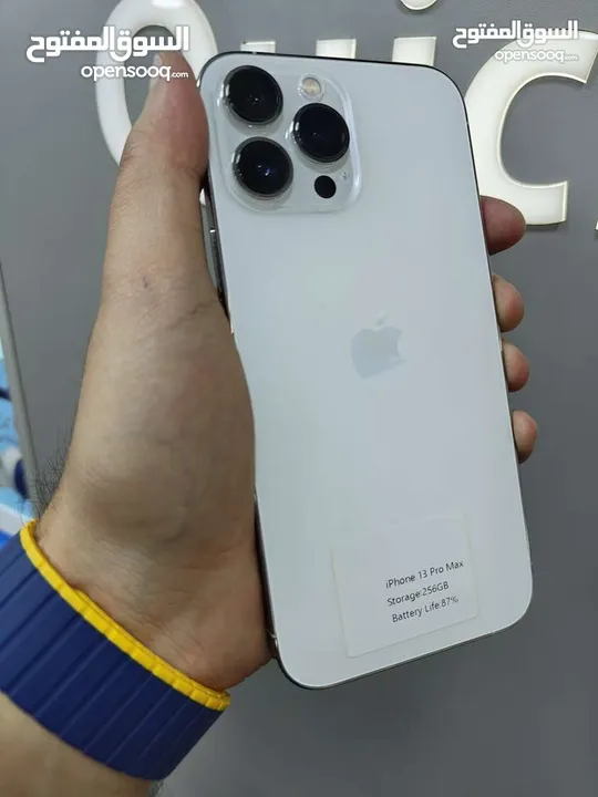 IPHONE 13 PRO MAX ( 256GB ) USED /// ايفون 13 برو ماكس ذاكرة 256 مستعمل وكاله