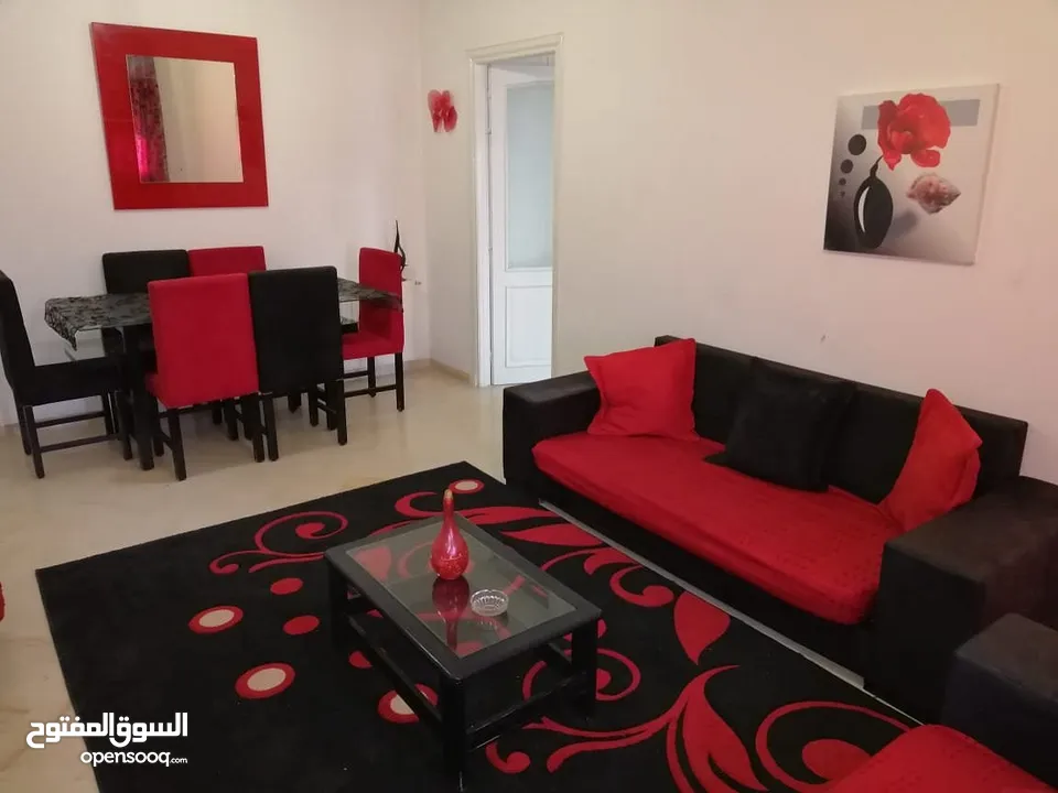 شقة مفروشة للايجار في تونس
