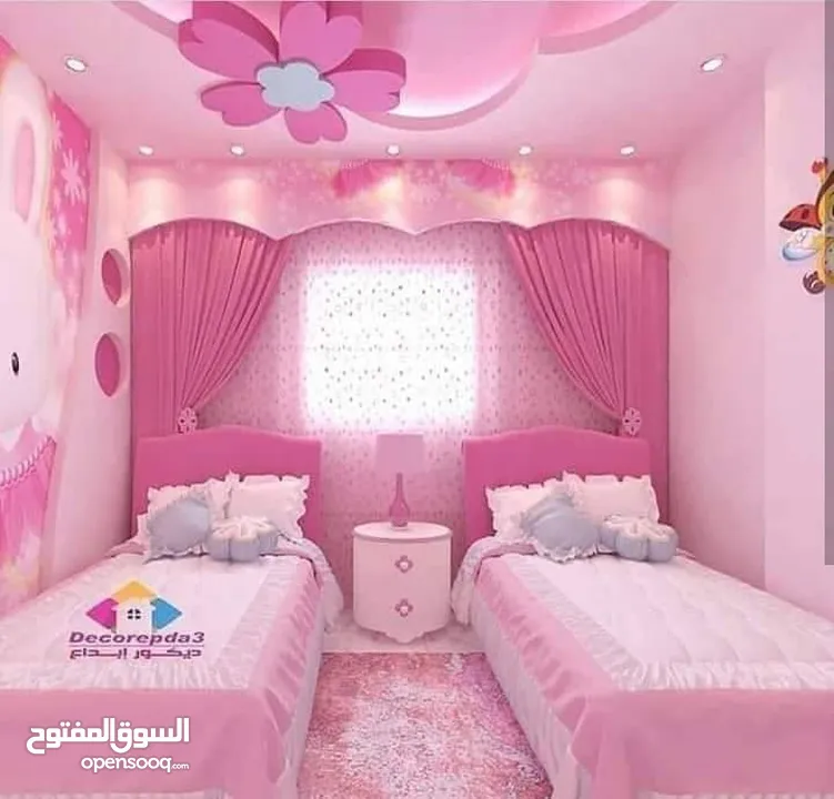 دهين مصرى محترف وتركيب جبس بورد لجميع الدهانات والديكورودهان الابواب والعفش وجلي البلاط