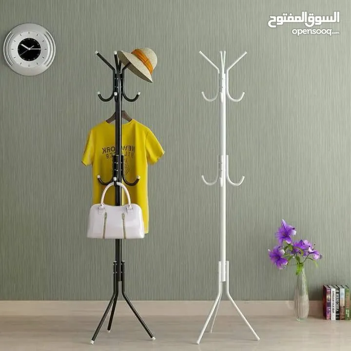 شماعة الملابس الكلاسيكية معدن ثقيل مطلي ضد الصدأ والتآكل تصميم راقي يوفر ترتيب وأناقة