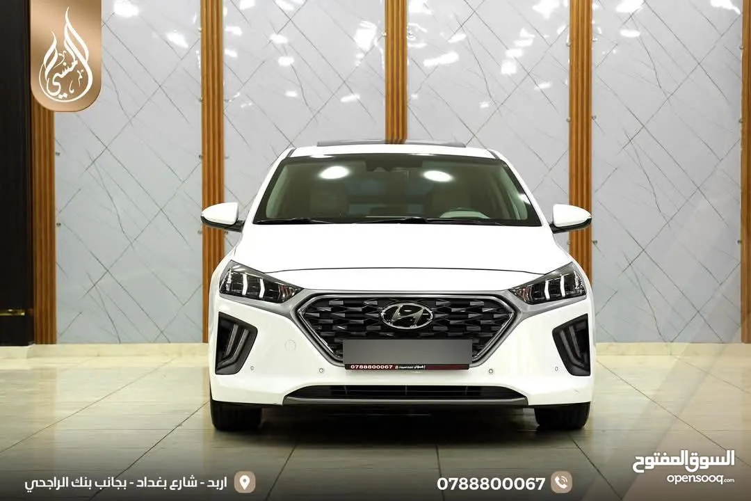 هيونداي ايونك Q 2020 وارد كوري فل كامل اعلى صنف مع فتحه فحص كامل بدون ملاحظات بحالة الوكاله