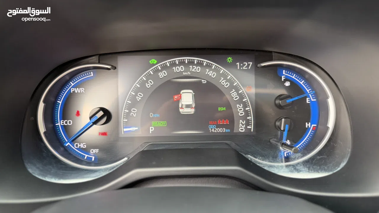 تويوتا RAV4 ترخيص 2023 محرك 2500 هايبرد  جير أوتوماتيك 296 حصان