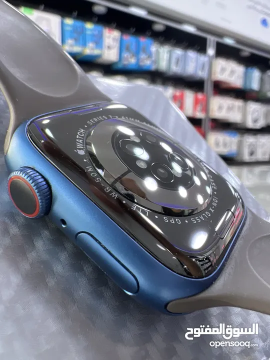 Used Apple Watch Series 7 (41mm)  ساعة ايفون مستعملة الجيل السابع قياس 41 مم  مش مفتوحة او مصلحة ///
