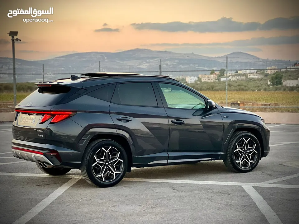 هونداي توسان N-Line /2022 فل الفل فتحة سقف بانوراما  2x4 ///240Hp   ( Haybrid) 1600cc