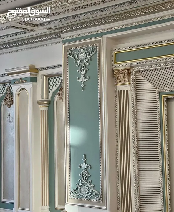 القوالب جدار، دیکورات جدار  Wall decoration,moldings