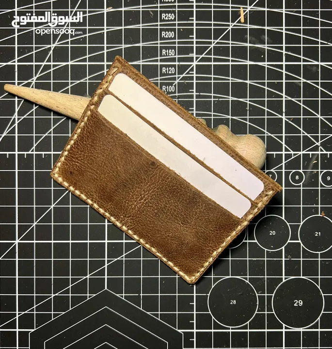 Simple hand made leather wallet