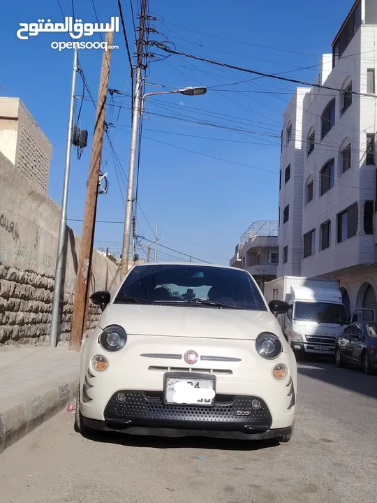 Fiat 500e bacig sport فيات كهربائية بالكامل سبورت بكج