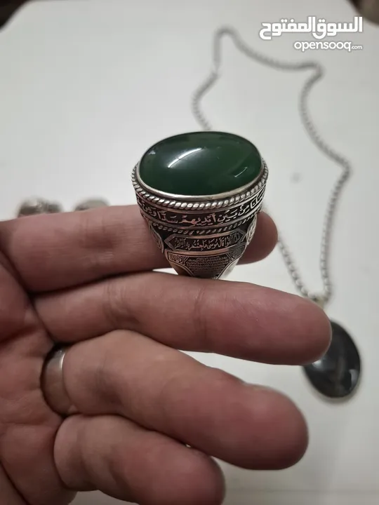 خواتم فضه مرصعه باحجار كريمه