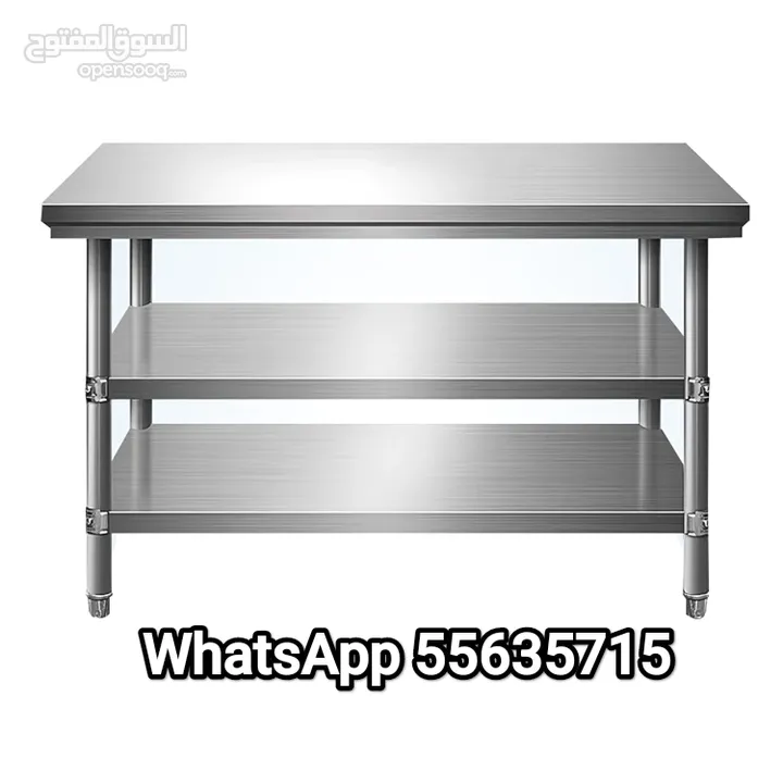 Stainless Steel working table Mobile Table standard grade material